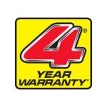 4 year Domestic Warranty - with a 3-year Commercial Engine Warranty