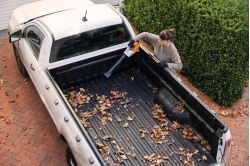 Stihl Battery Blower BGA 30 - easy work of clearing the deck