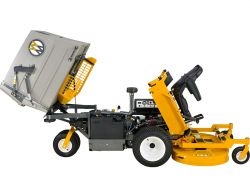 Walker Mower MT23 - body tilted for service and cleaning