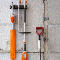 STIHL HLA 56 Battery Hedger wall storage